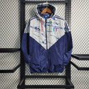 Jaqueta Corta Vento Seleção Itália Adidas - Azul/Branca