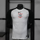 Camisa Corinthians Home 2025/26 - Nike Jogador Masculina - Branca/Preta