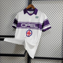 Camisa Fiorentina Away 1984/85 - Nr Retrô Masculina - Branca/Roxa