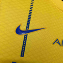 Camisa Al-Nassr Home 2023/24 - Nike Torcedor Feminina - Amarela/Azul
