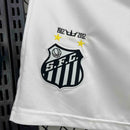 Shorts Santos Home 2011/12 - Nike Retrô Masculina - Branca/Preta