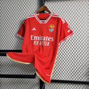 Camisa Benfica Home 2023/24 - Adidas Torcedor Masculina - Vermelha/Branca