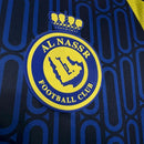 Camisa Al-Nassr Away 2024/25 - Adidas Torcedor Masculina - Azul/Amarela