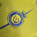 Camisa Al-Nassr Home 2023/24 - Nike Jogador Masculina - Amarela/Azul