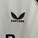 Camisa Bayer Leverkusen Home 2023/24 - Castore Torcedor  Masculina - Branca/Vermelha