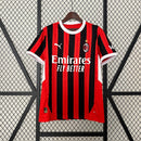 Camisa Milan Home 2024/25 - Puma Torcedor Masculina - Vermelha/Preta