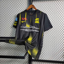 Camisa Al-Ittihad Third 2023/24 - Nike Torcedor Masculina - Preta/Amarela
