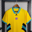 Camisa Bayern de Munique 2023/24 - Adidas Torcedor Masculina - Amarela/Verde