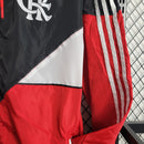 Jaqueta Corta Vento Flamengo Adidas - Vermelha/Preta