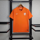 Camisa Seleção Holanda Home 2014/15 - Nike Retrô Masculina - Laranja/Branca