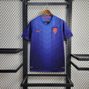 Camisa Seleção Holanda Away 2014/15 - Nike Retrô Masculina - Azul/Laranja