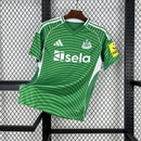 Camisa NewCastle Away 2025/26 - Adidas Torcedor Masculina - Verde/Branca