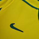 Camisa Seleção Brasil Home 1998 - Nike Retrô Masculina - Amarela/Verde