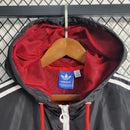 Jaqueta Corta Vento Flamengo Adidas - Vermelha/Preta