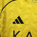 Camisa Al-Nassr Home 2025/26 - Adidas Torcedor Masculina - Amarela/Azul
