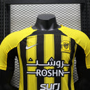 Camisa Ittihad Home 2024/25 - Nike Jogador Masculina - Amarela/Preta