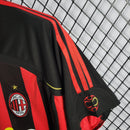 Camisa Milan Home 2006/07 - Adidas Retrô Masculina - Vermelha/Preta
