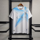 Camisa Olympique Marseille Edição Aniversário 30 anos 2023/24 - Puma Torcedor Masculina - Branca/Azul