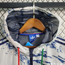 Jaqueta Corta Vento Seleção Itália Adidas - Azul/Branca