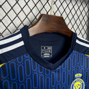 Camisa Al-Nassr Away 2024/25 - Adidas Torcedor Masculina - Azul/Amarela