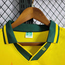 Camisa Seleção Brasileira Home 1993/1994 - Umbro Retrô Masculina - Amarela/Verde