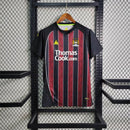 Camisa Manchester City Away 2008/09 - Retrô Masculina - Vermelha/Preta