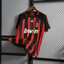 Camisa Milan Home 2006/07 - Adidas Retrô Masculina - Vermelha/Preta