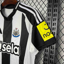 Camisa NewCastle Home 2024/25 - Adidas Torcedor Masculina - Preta/Branca