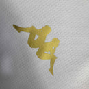 Camisa Manga Longa Venezia Away 2023/24 - Kappa Torcedor Masculina - Branca/Dourada