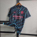 Camisa Manchester City Third 2023/24 - Puma Torcedor Masculina - Azul/Vermelha