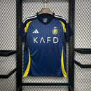 Camisa Al-Nassr Away 2024/25 - Adidas Torcedor Masculina - Azul/Amarela