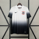 Camisa Corinthians Home 2024/25 - Nike Torcedor Masculina - Branca/Preta
