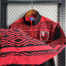 Jaqueta Corta Vento Flamengo Umbro - Vermelha/Preta