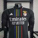 Camisa Benfica Away 2023/24 - Adidas Jogador Masculina - Preta/Colorida
