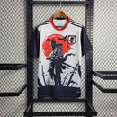 Camisa Seleção Japão Samurai 2023/24 - Adidas Torcedor Masculina - Branca/Preta