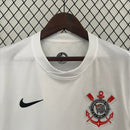 Camisa Corinthians Home 2024/25 - Nike Torcedor Masculina - Branca/Preta