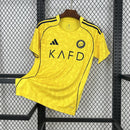 Camisa Al-Nassr Home 2025/26 - Adidas Torcedor Masculina - Amarela/Azul