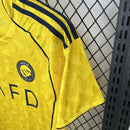 Camisa Al-Nassr Home 2025/26 - Adidas Torcedor Masculina - Amarela/Azul