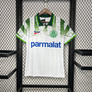Camisa Palmeiras Away 1996 - Rebook Retrô Masculina - Branca/Verde