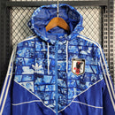 Jaqueta Corta Vento Japão Adidas - Azul/Branca