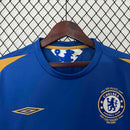 Camisa Chelsea Home 2005/06 - Umbro Retrô Masculina - Azul/Dourada