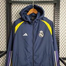 Jaqueta Corta Vento Real Madrid Adidas - Azul/Amarela
