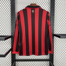 Camisa AC Milan Manga Longa Edição Especial 125 anos 2024/25 - Puma Torcedor Masculina - Vermelha/Preta