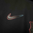 Camisa Barcelona Away 2024/25 - Nike Torcedor Masculina - Preta/Vermelha