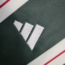 Camisa Manchester United Manga Longa Away 2023/24 - Adidas Torcedor Masculina - Verde/Branca