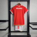 Kit Infantil Benfica Home 2023/24 - Adidas Torcedor - Vermelha/Branca