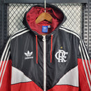 Jaqueta Corta Vento Flamengo Adidas - Vermelha/Preta