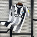 Camisa NewCastle Home 2025/26 - Adidas Torcedor Masculina - Preta/Branca