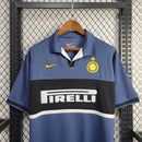 Camisa Inter de Milão 1998/99 - Nike Retrô Masculina - Azul/Preta
