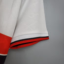Camisa Milan Away 1993/94 - Lotto Retrô Masculina - Branca/Vermelha